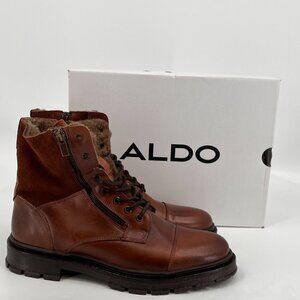 ALDO Aaren-l Men's Thermal Faux Insulation Winter Boot Cognac Size 10 New
